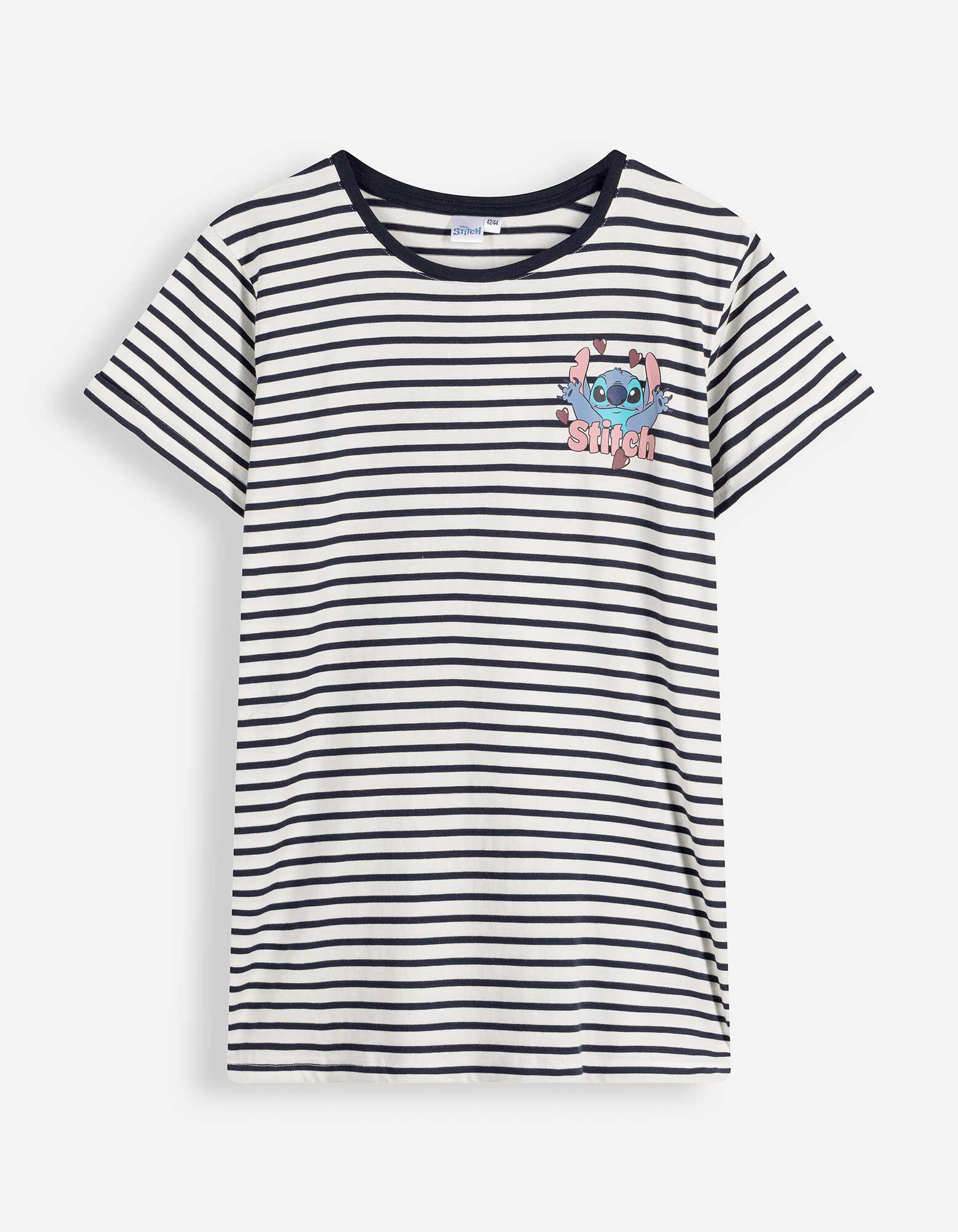 T-shirt - Lilo et Stitch - Bleu fonc&eacute;
