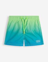 Short de bain - Nuances de couleur - Vert