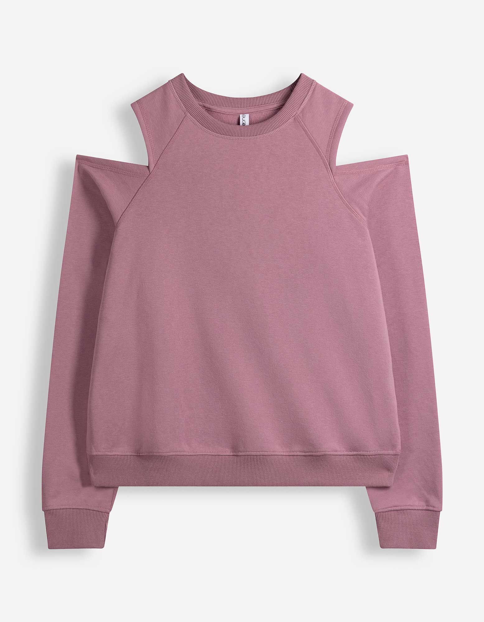Sweatshirt - Cut-Outs - Flieder
