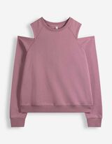Sweatshirt - Cut-Outs - Flieder