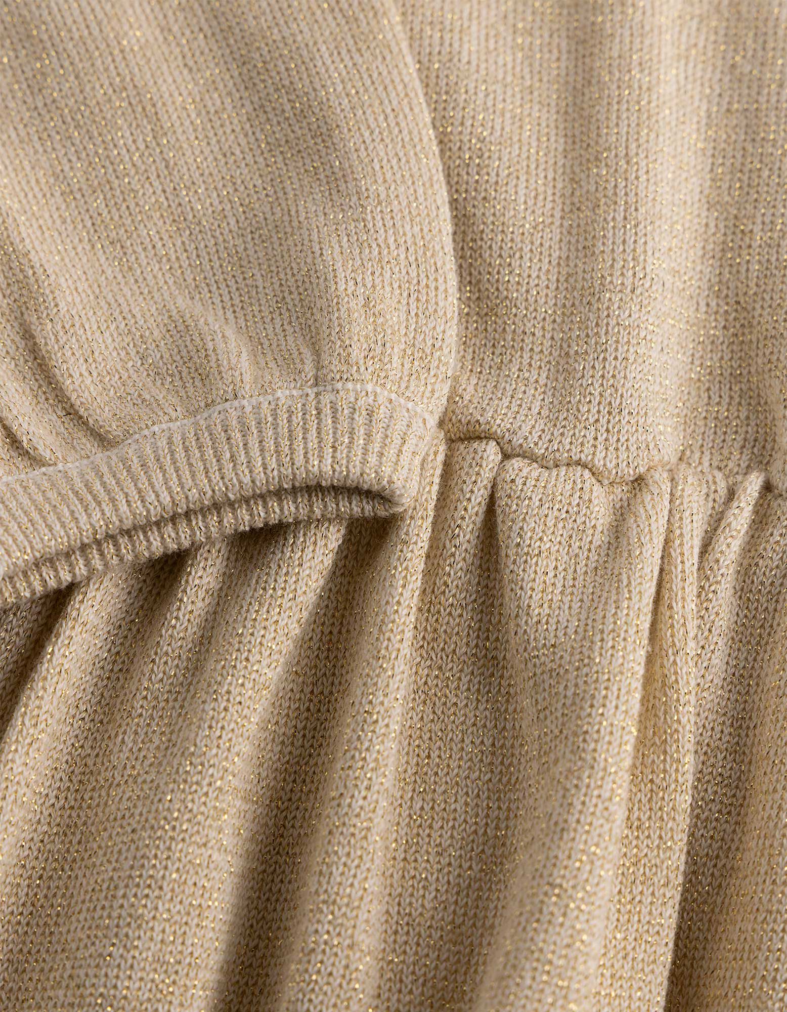 Kleid - Feinstrick - Beige