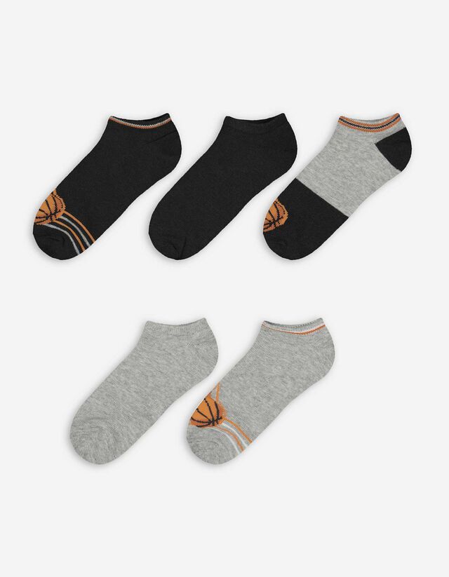 Sneakersocken - 5er-Pack