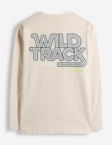 Longsleeve - Afdrukken achteraan - lichtgrijs