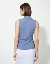 Top - Žebrová struktura - tmave modra