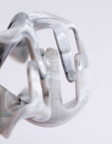 Lasnica - Cvetlični vzorec - crna