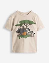 Shirt - Voorkantprint - beige