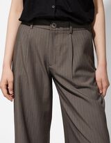 Hlače - Kroj Wide Fit - svetlo rjava