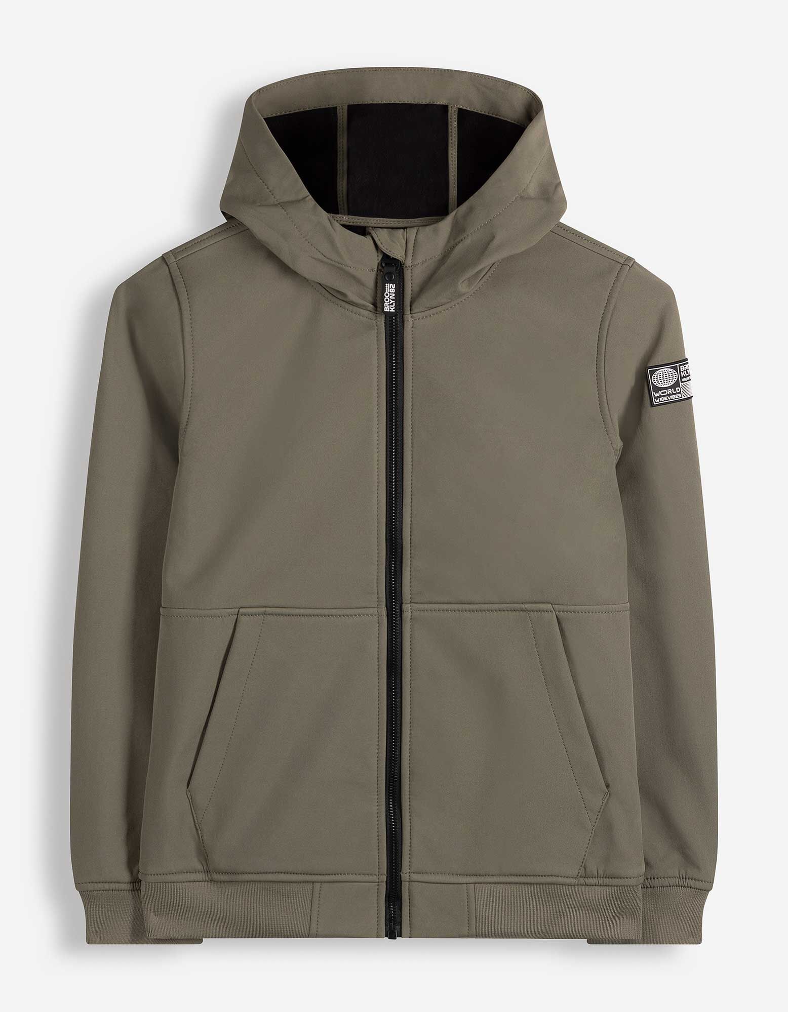 Softshelljacke - Wasserabweisend - Khaki