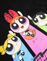 Majica kratek rokav - The Powerpuff Girls - crna