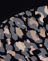 Tričko - Třpytivý potisk - cerná