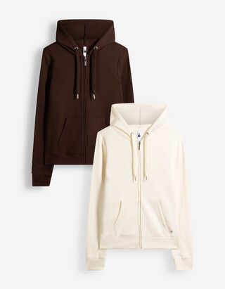 Sweatjacke - 2er-Pack