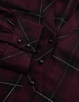Bluse - Knopfleiste - Lila