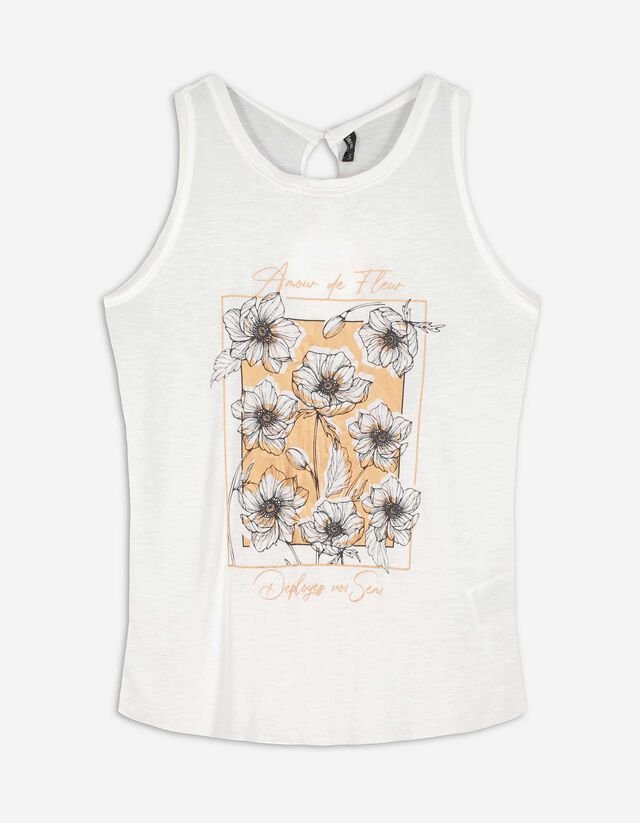 Cropped Shirt - weiß