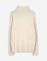 Pullover - Rollkragen - beige
