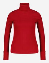 Damen Langarmshirt - Rollkragen