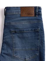 Jeans - Waseffecten - donkerblauw