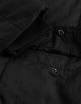 Steppjacke - Fronttasche - Schwarz