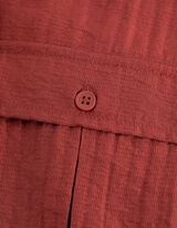 Bluse - Viskose-Mix - rot