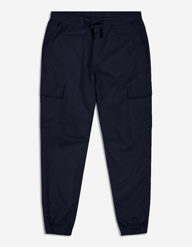 Pantaloni jogging - Relaxed Fit - Albastru inchis