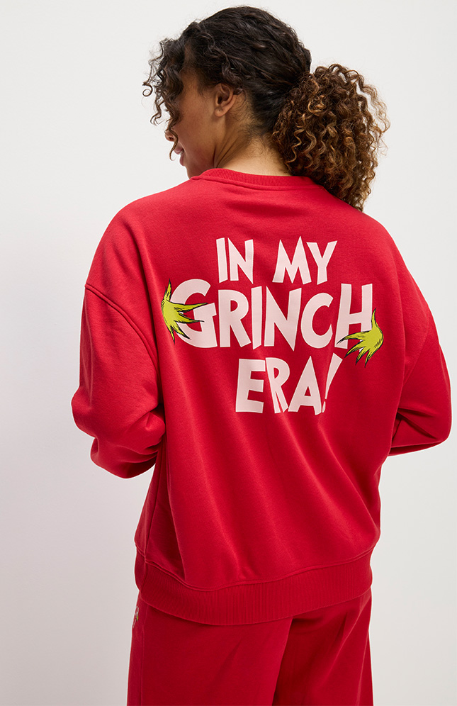 grinch pullover in rot 