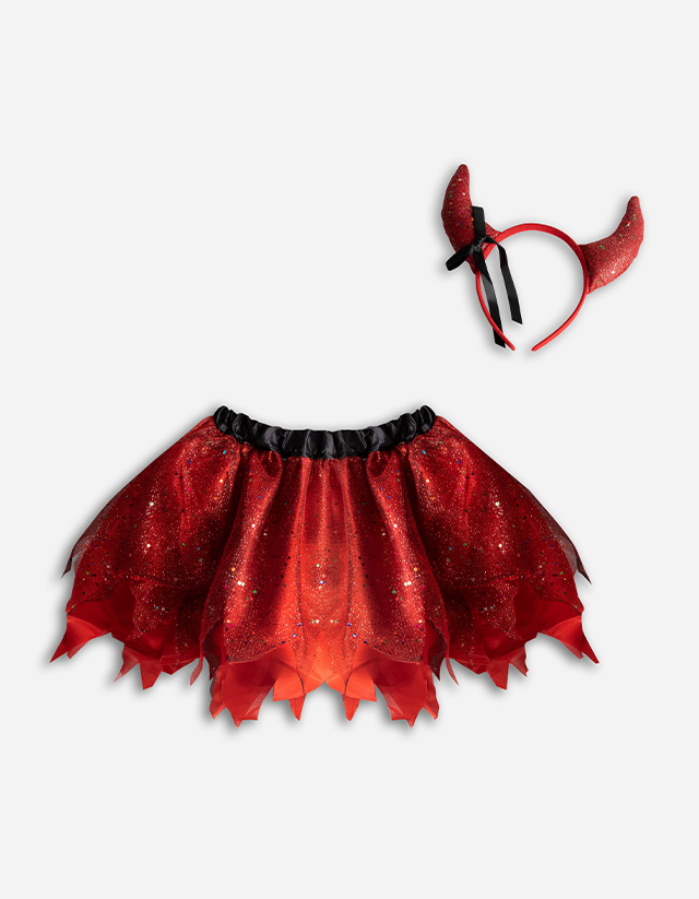 Teufelkostüm Damen Rot