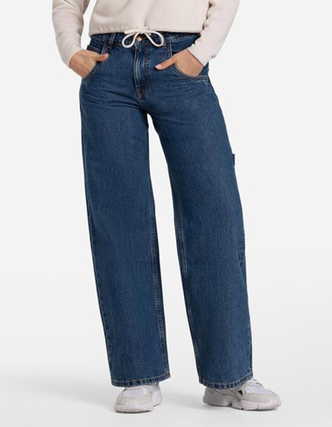 Weite Jeanshose sehr weit geschnitten Bein