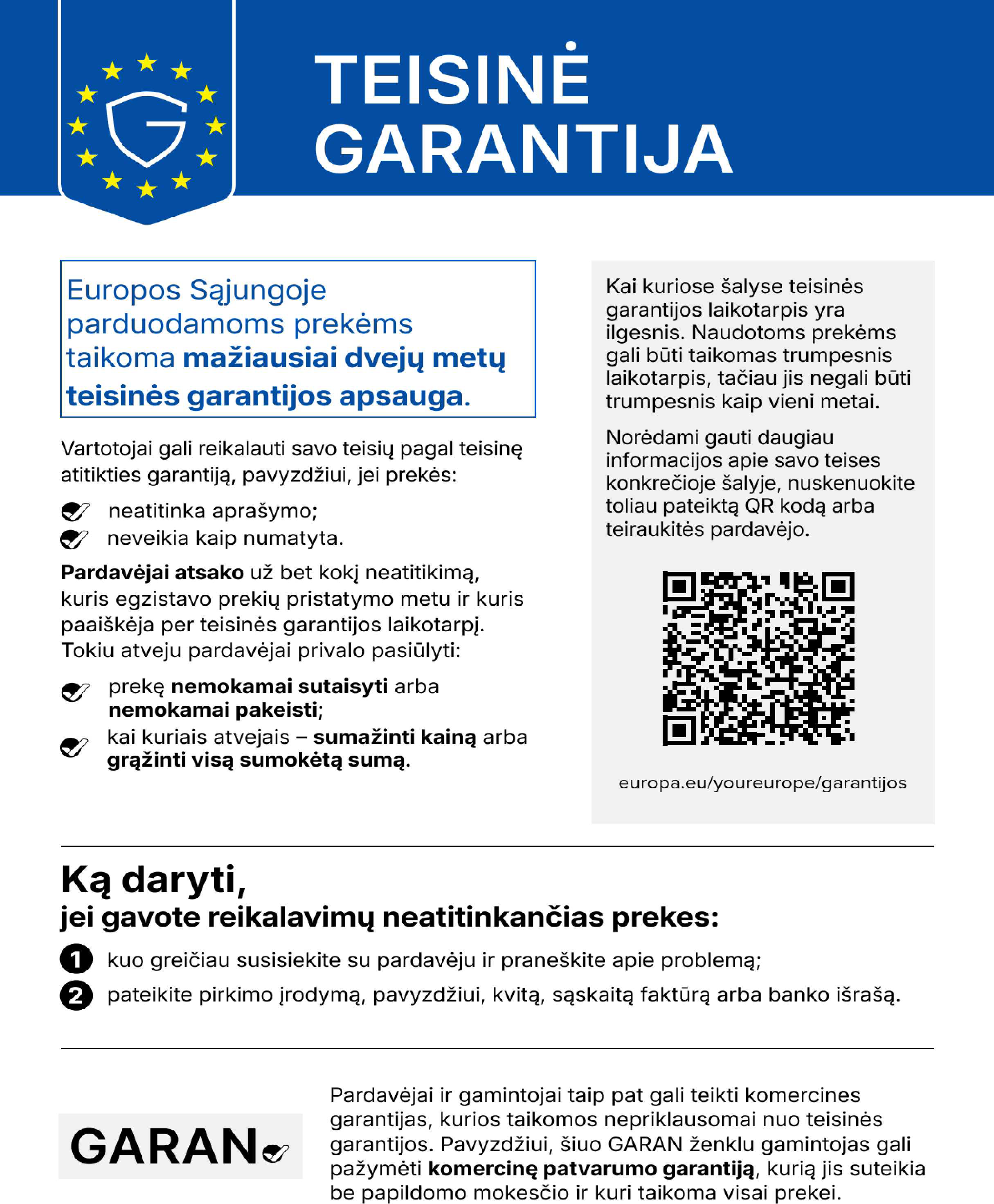 Gewährleistungslabel