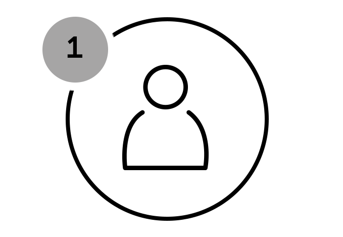 Affiliate Partner werden 1. Schritt Anmelden Icon 