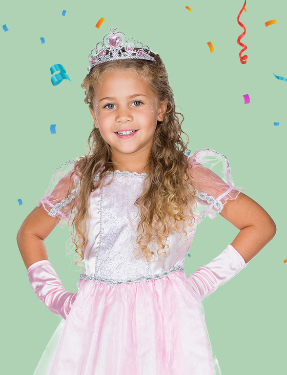 Karneval Rosenmontag Kostüme für Kinder Prinzessin