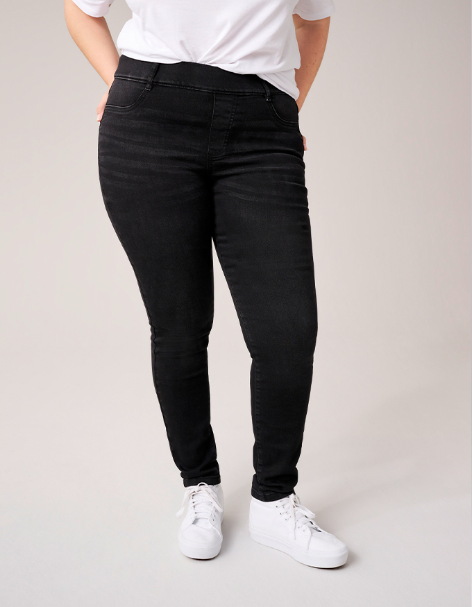 Slim Fit Jeanshose eng anliegende Jeans