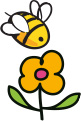 Biene und Blume