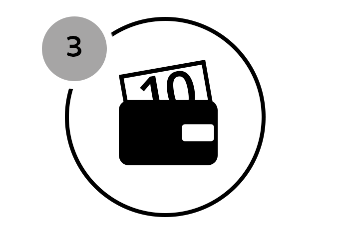 Affiliate Partner werden 3. Schritt Provision erhalten Icon