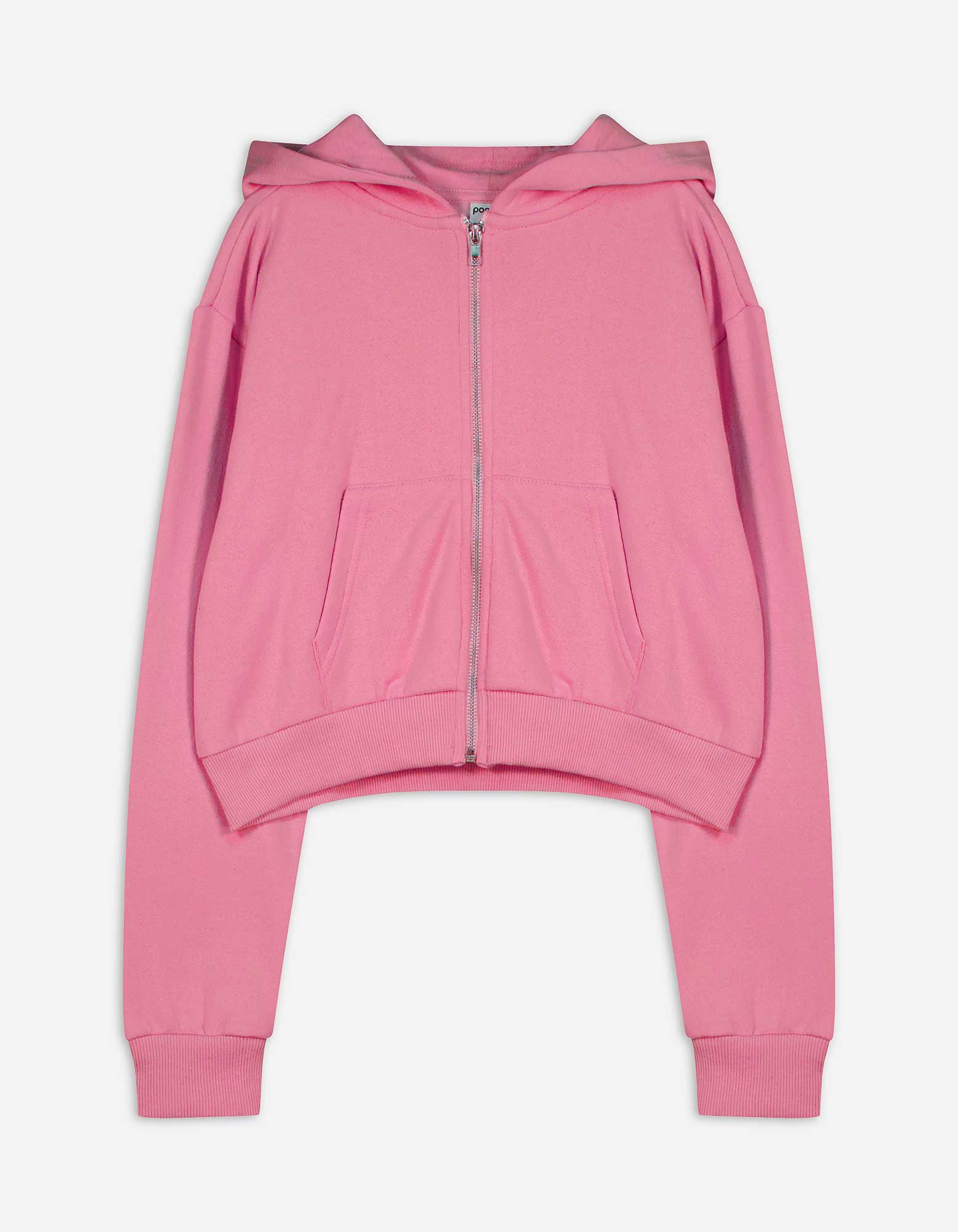 Sweatjacke - Kapuze - pink
