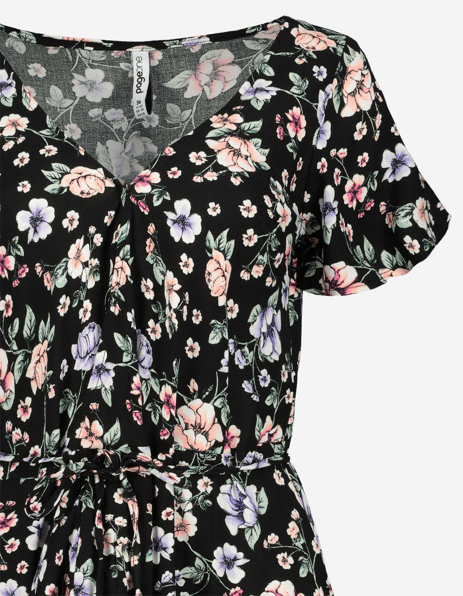 Damen Kleid Aus Viskose Takko Fashion 