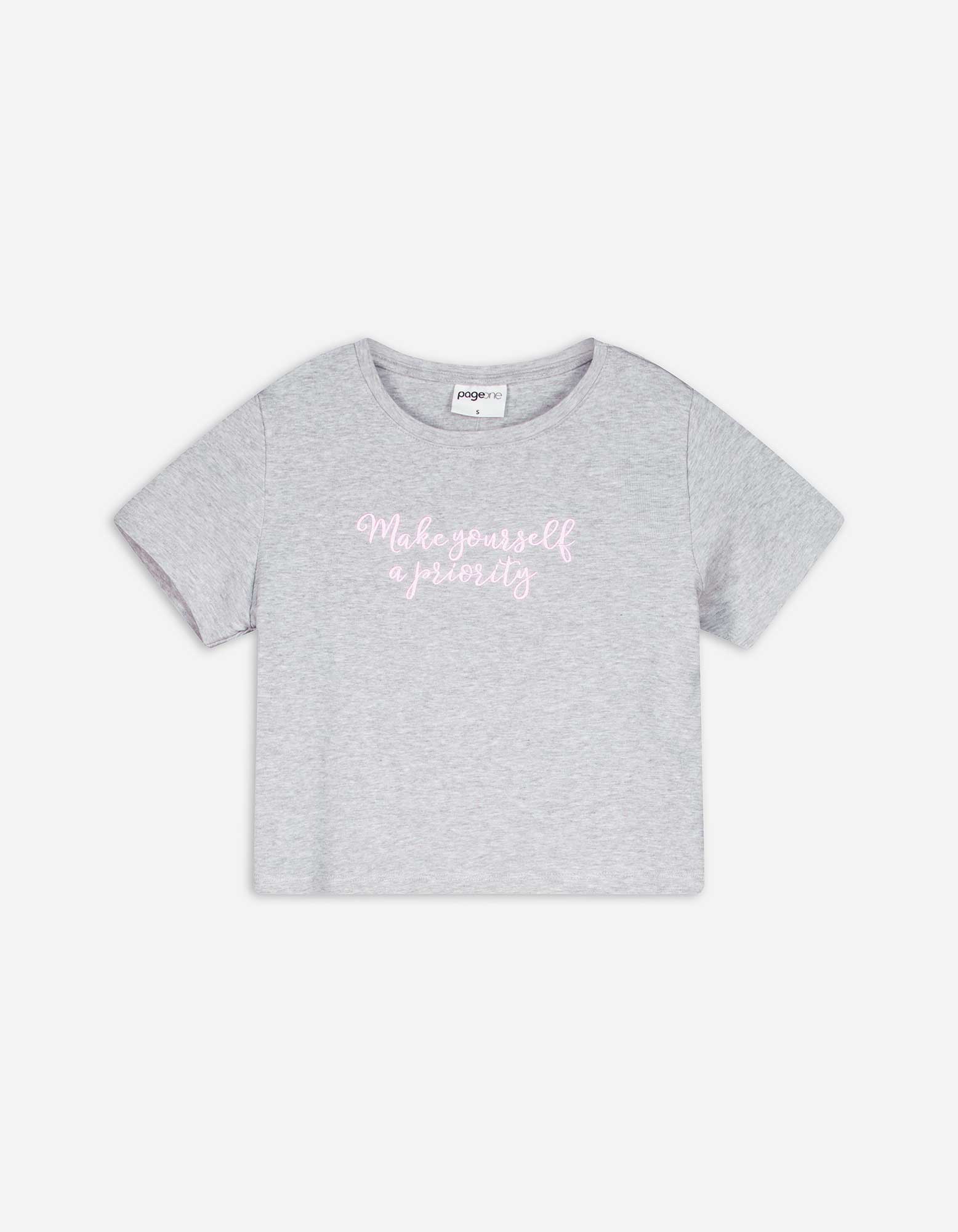 Cropped Shirt - Stickereien