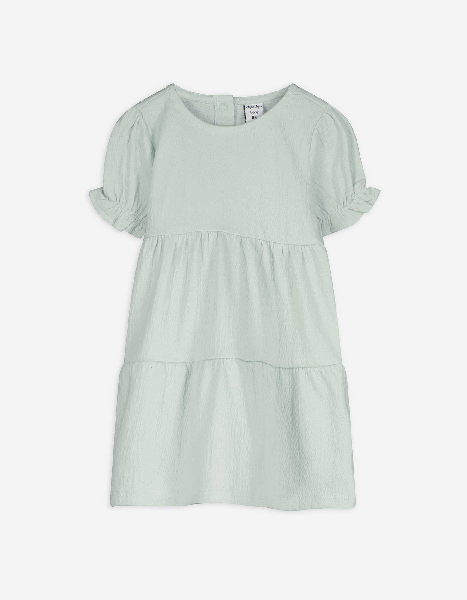 Kleid - einfarbig - hellgrün