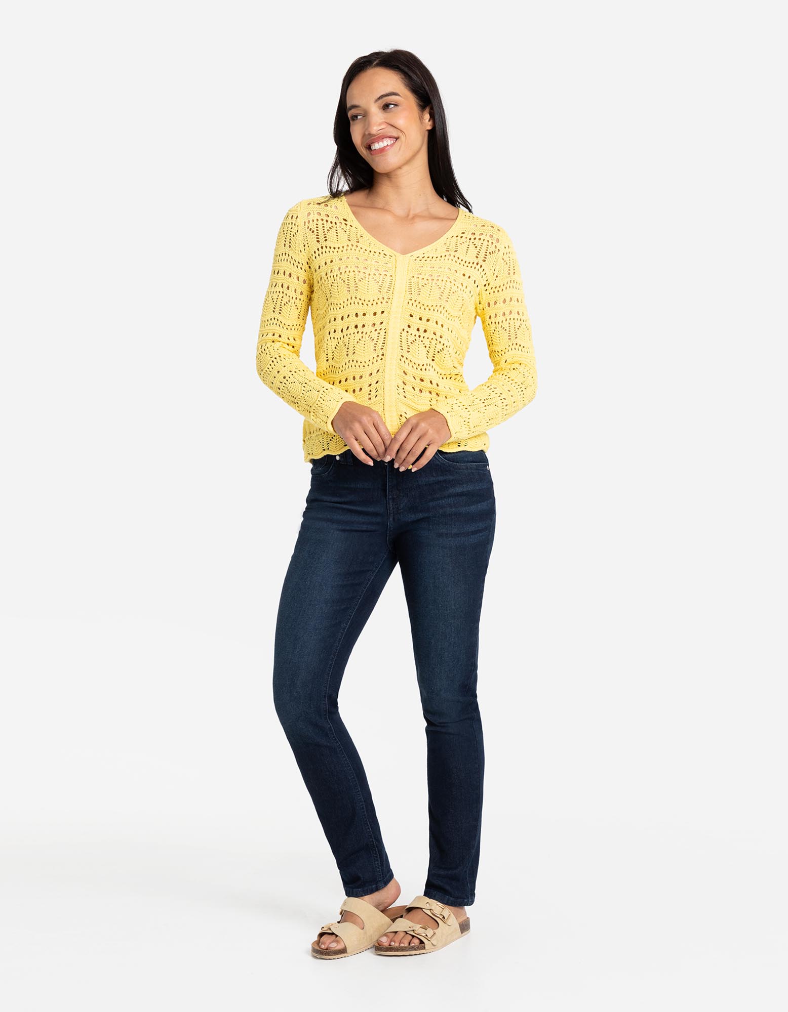 Strickpullover - Lochstrick - Takko Fashion