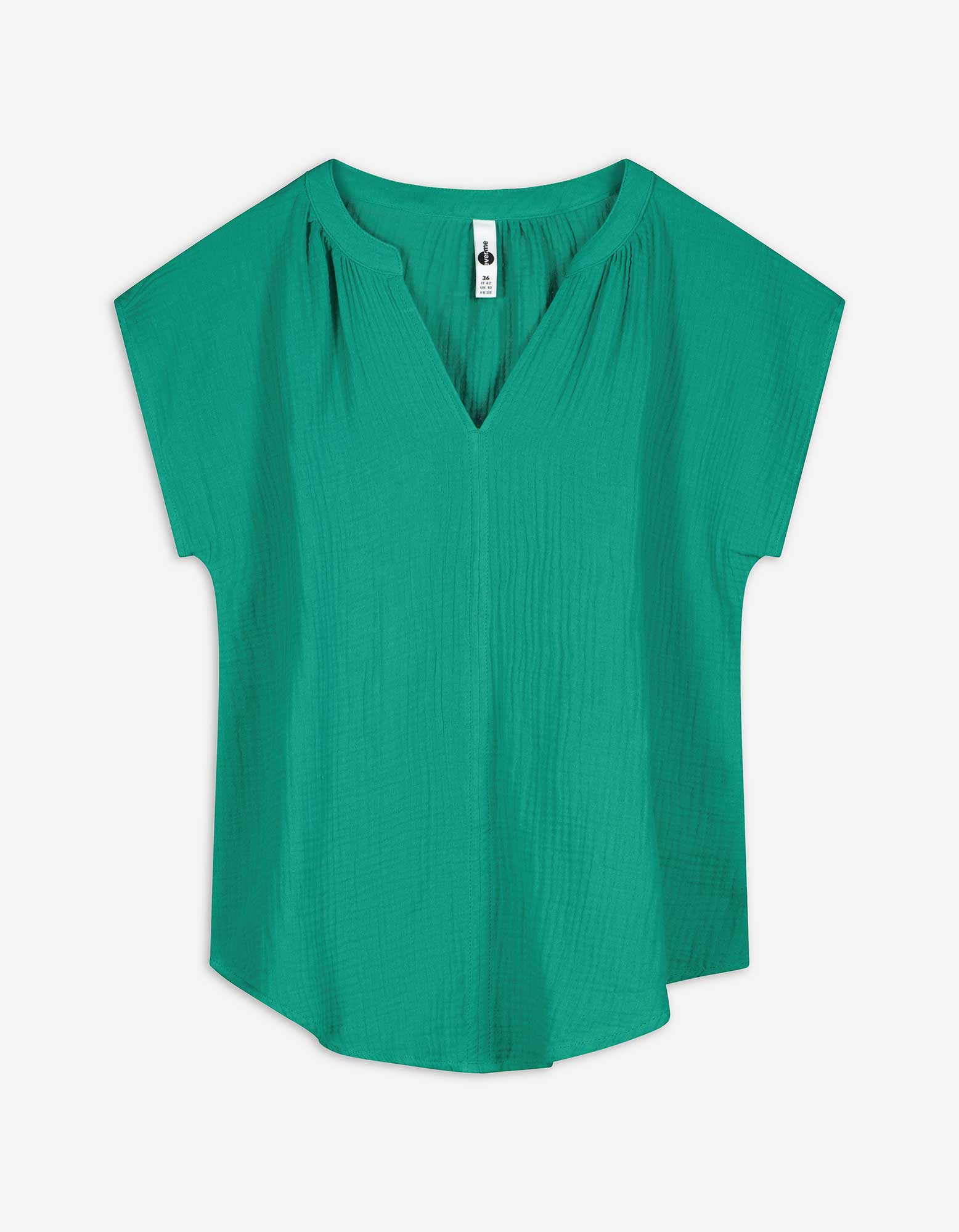 Blouse - Mousseline - groen