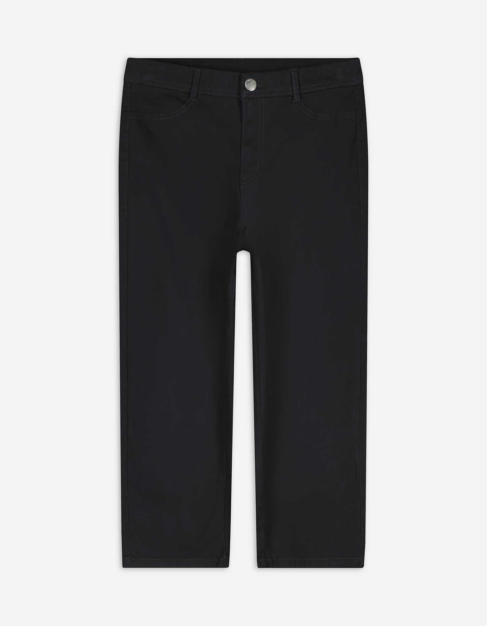 Caprihose - Twill - schwarz