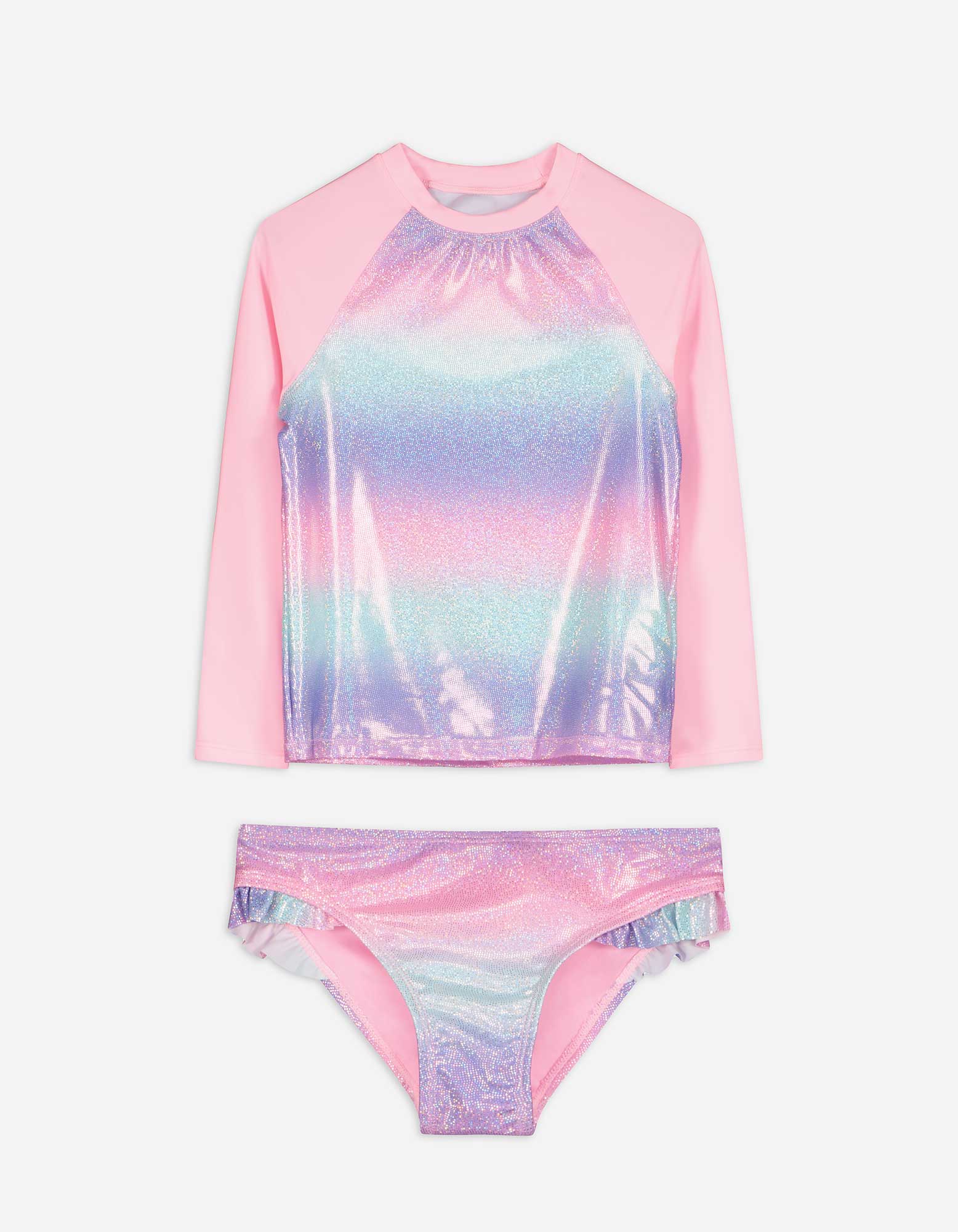 Set aus UV-Shirt und UV-Hose - Farbnuancen - rosa