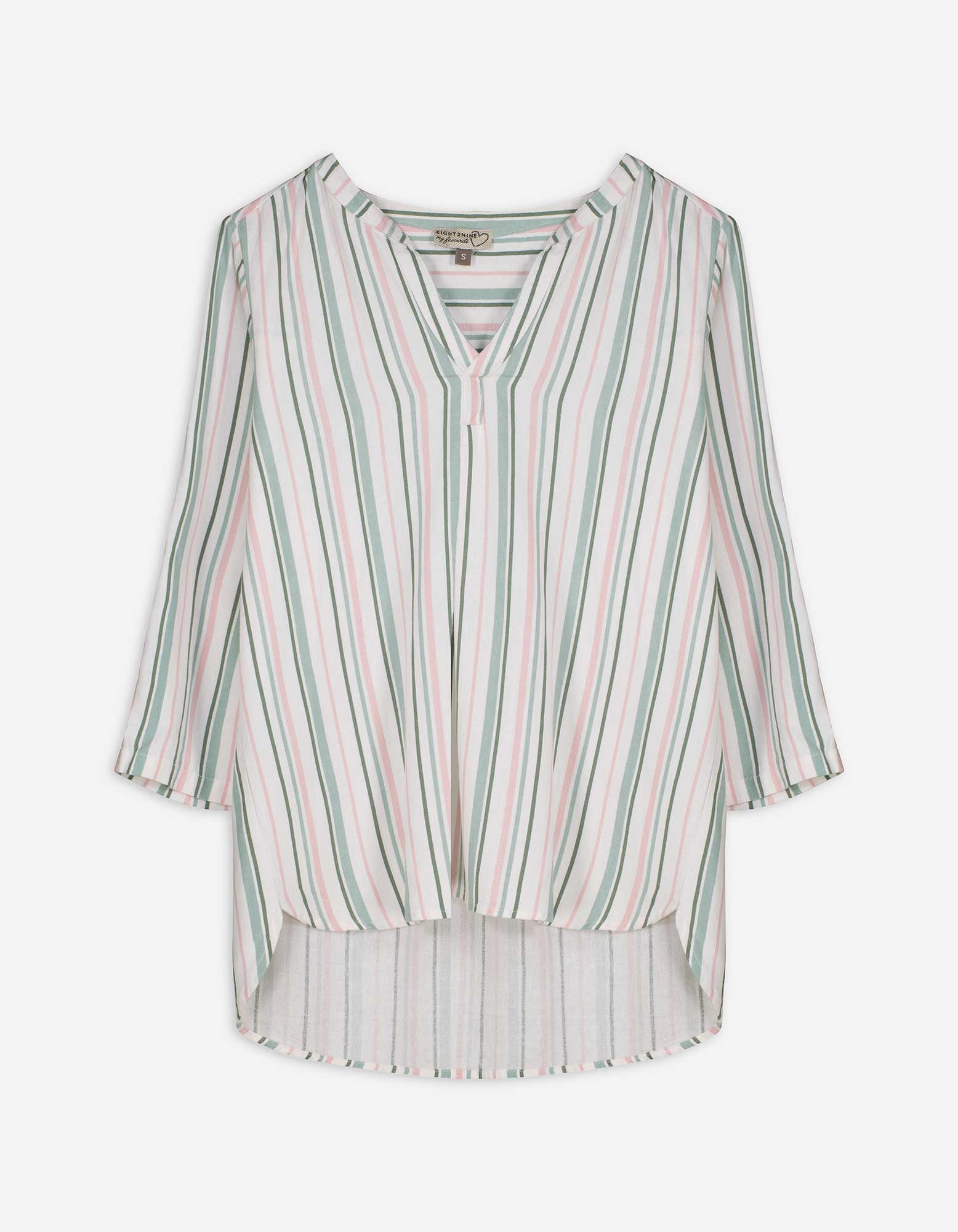 Blouse - Strepen - wit