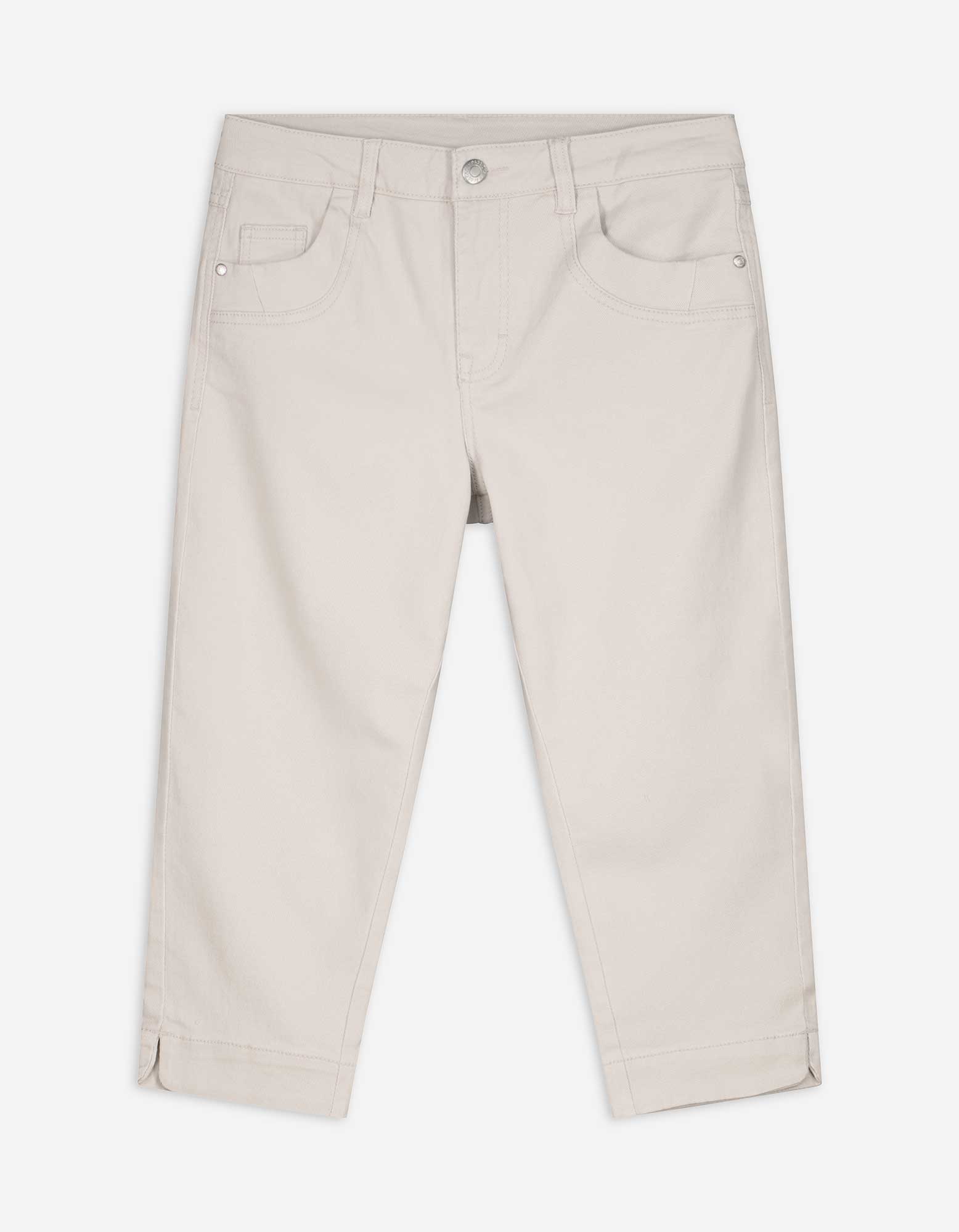 Caprihose - Twill - weiß