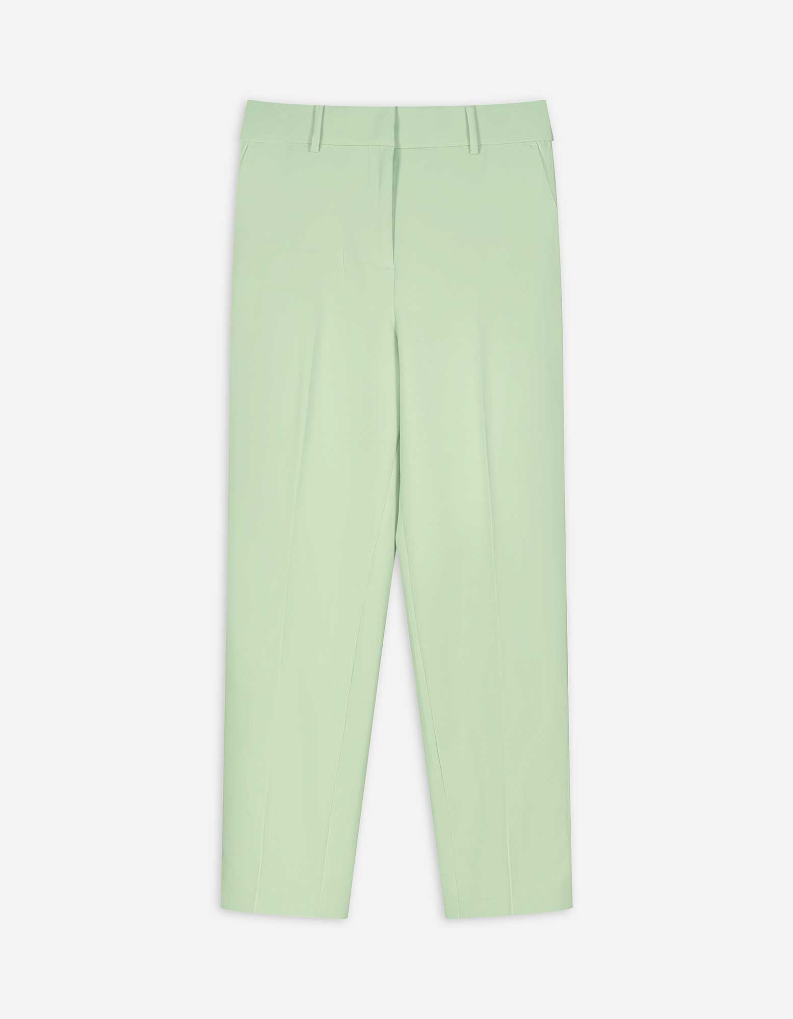 Pantalon - Plooi - Lichtgroen