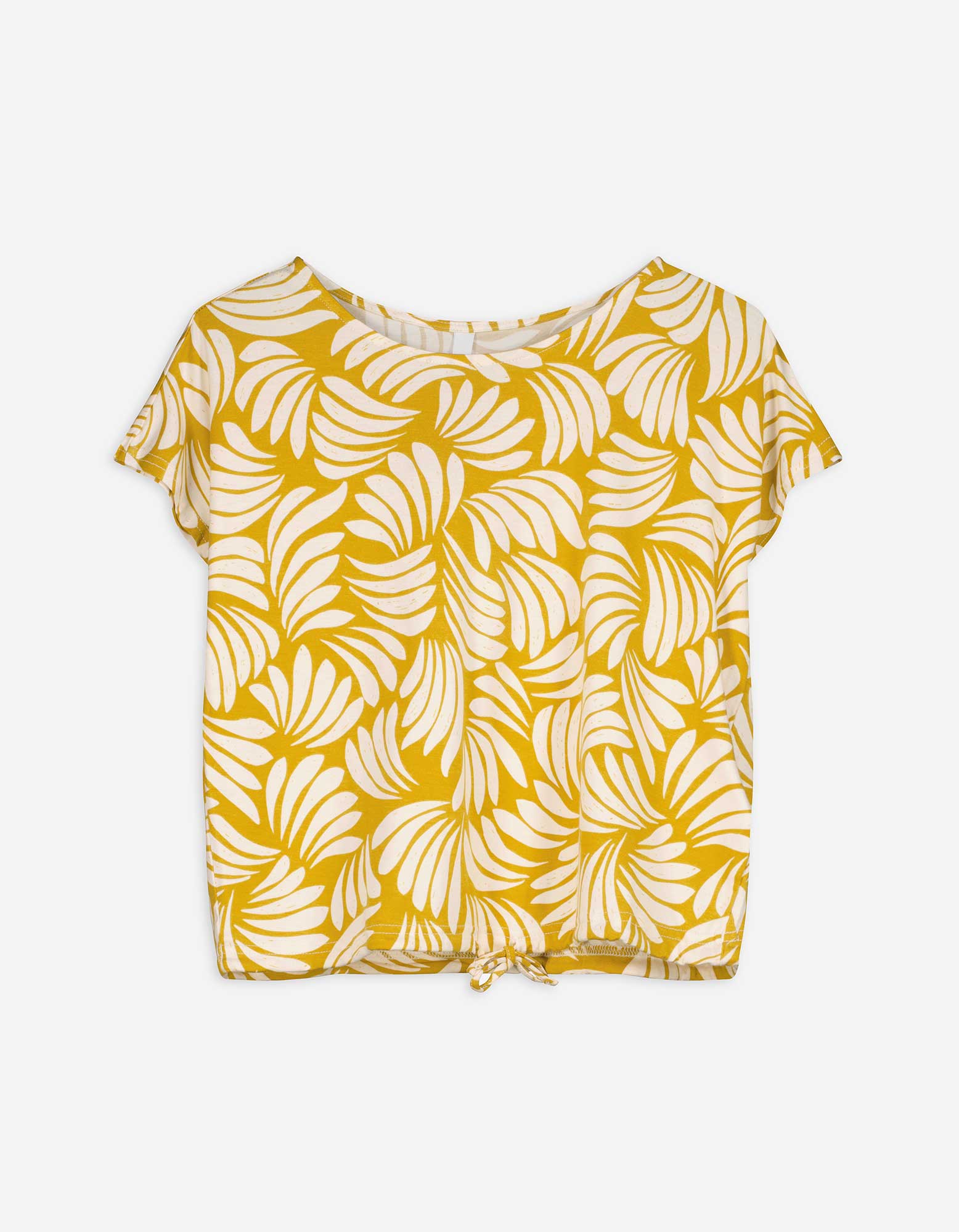 T-Shirt - Allover-Print - dunkelgrün