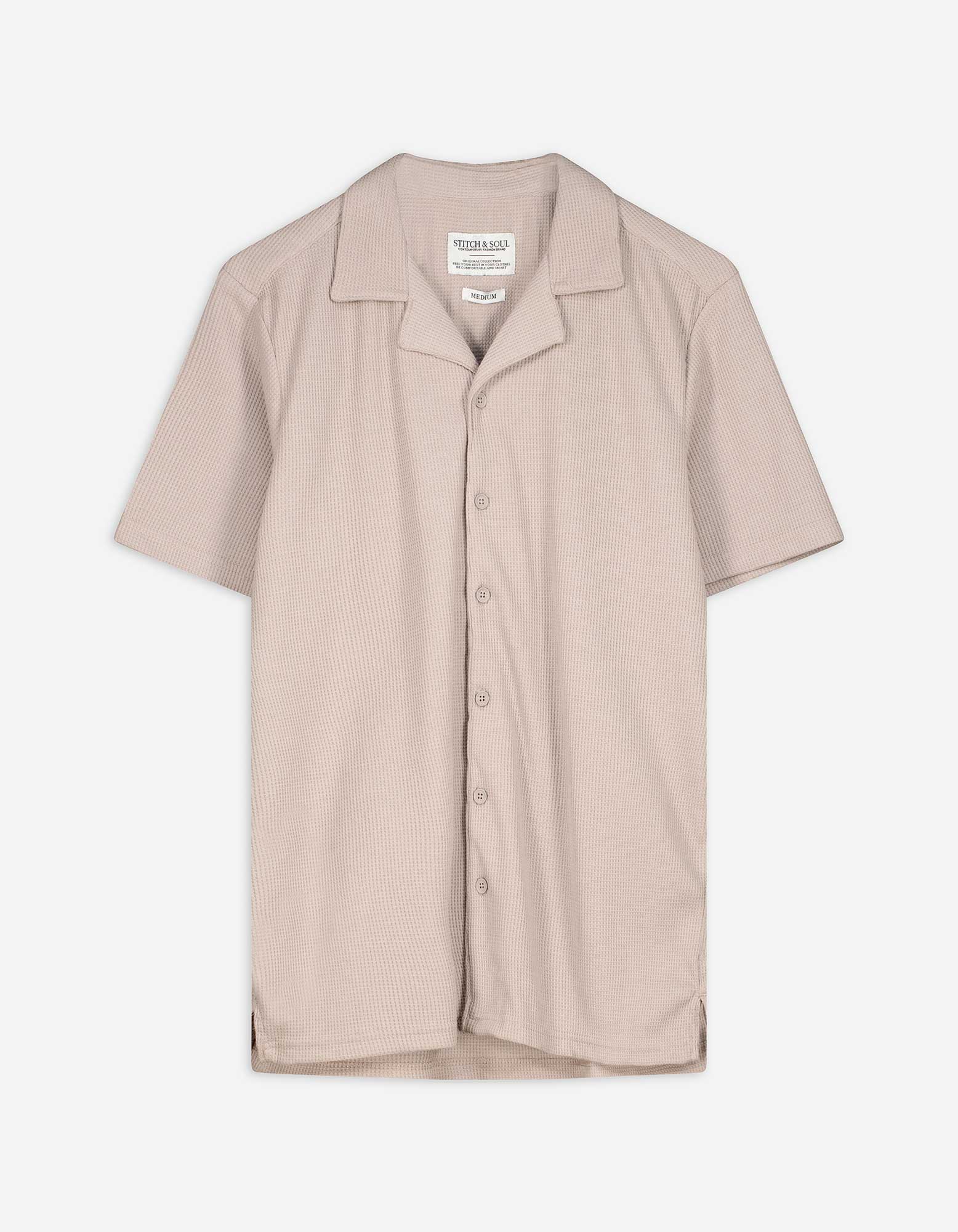 Poloshirt - einfarbig - beige