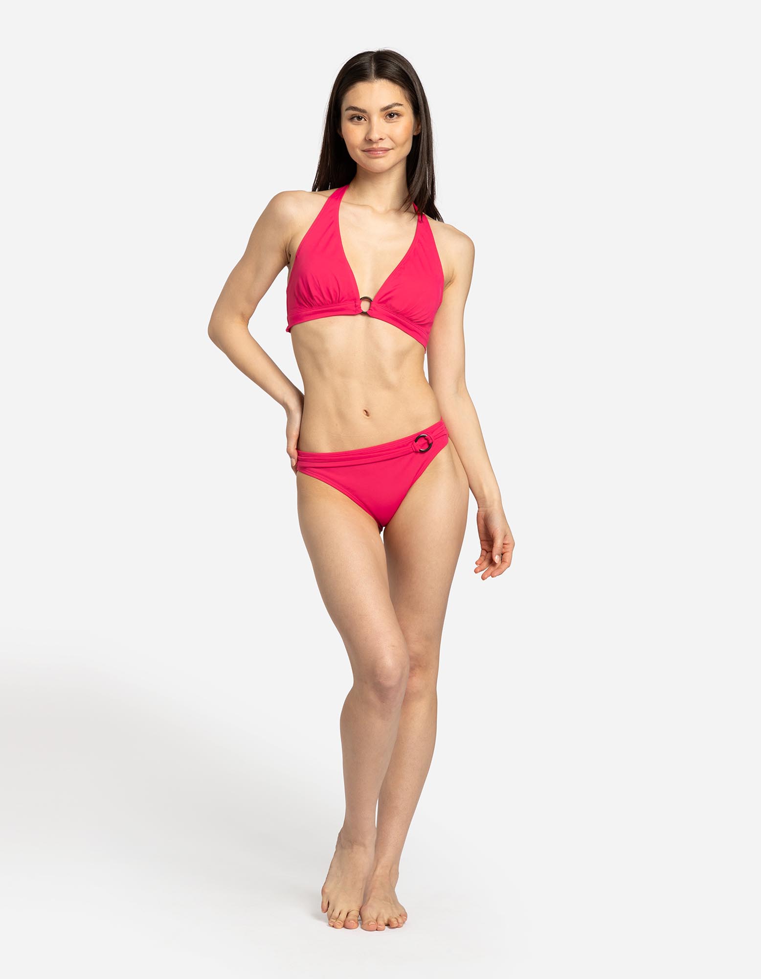 Slip bikini Poliestere riciclato rosa fucsia Takko Fashion