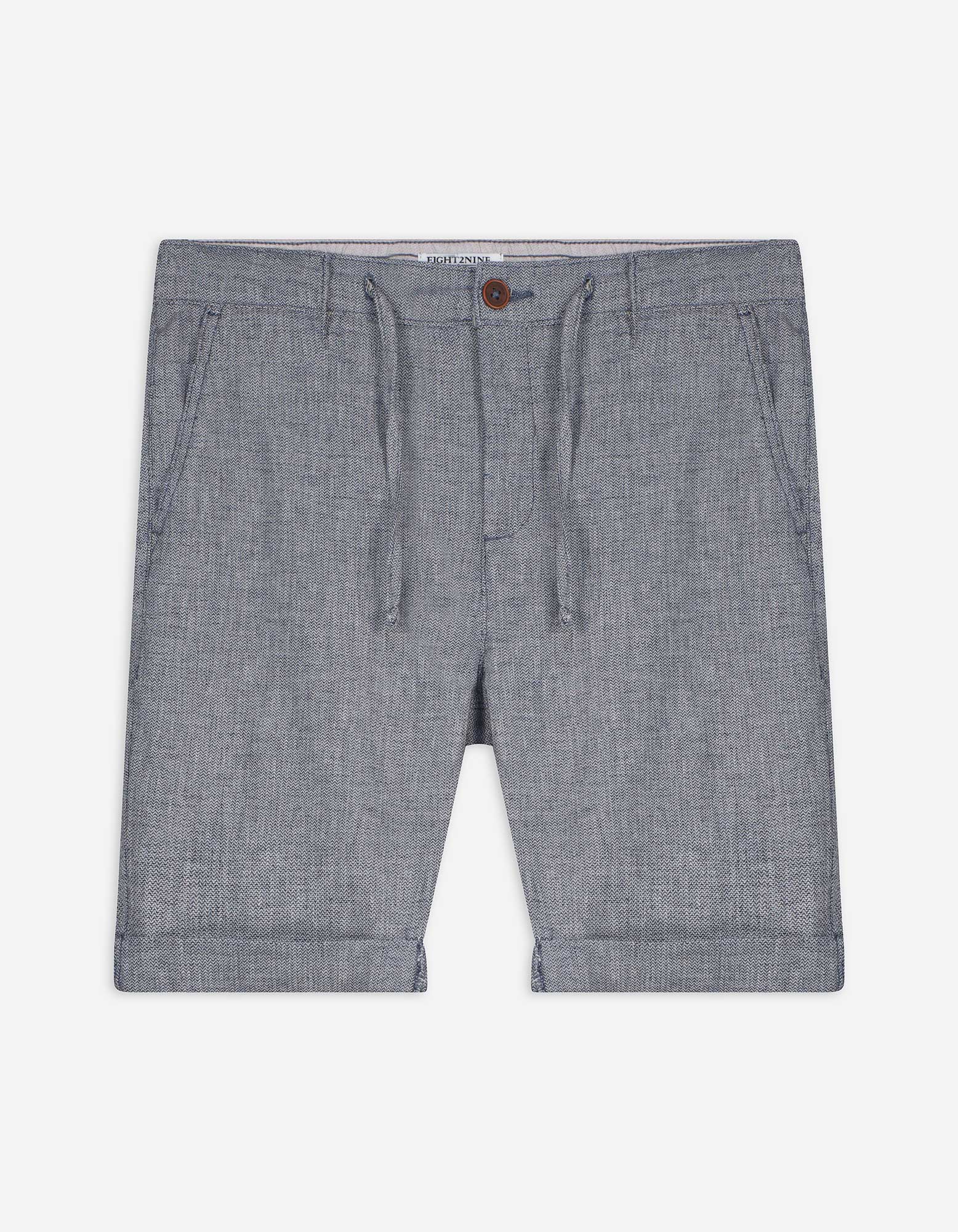 Shorts - Fixierter Beinumschlag - dunkelblau