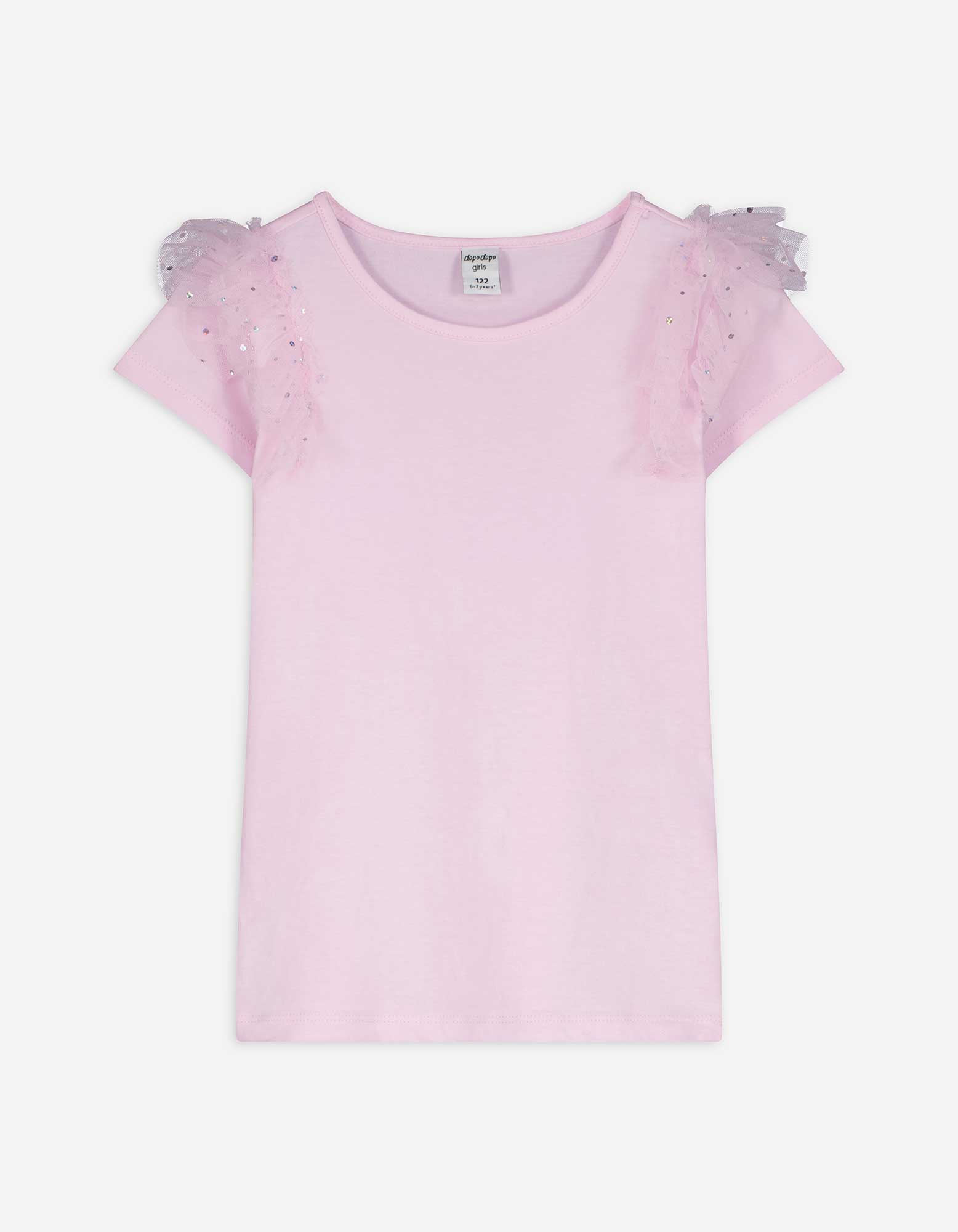 T-Shirt - Volants - pink