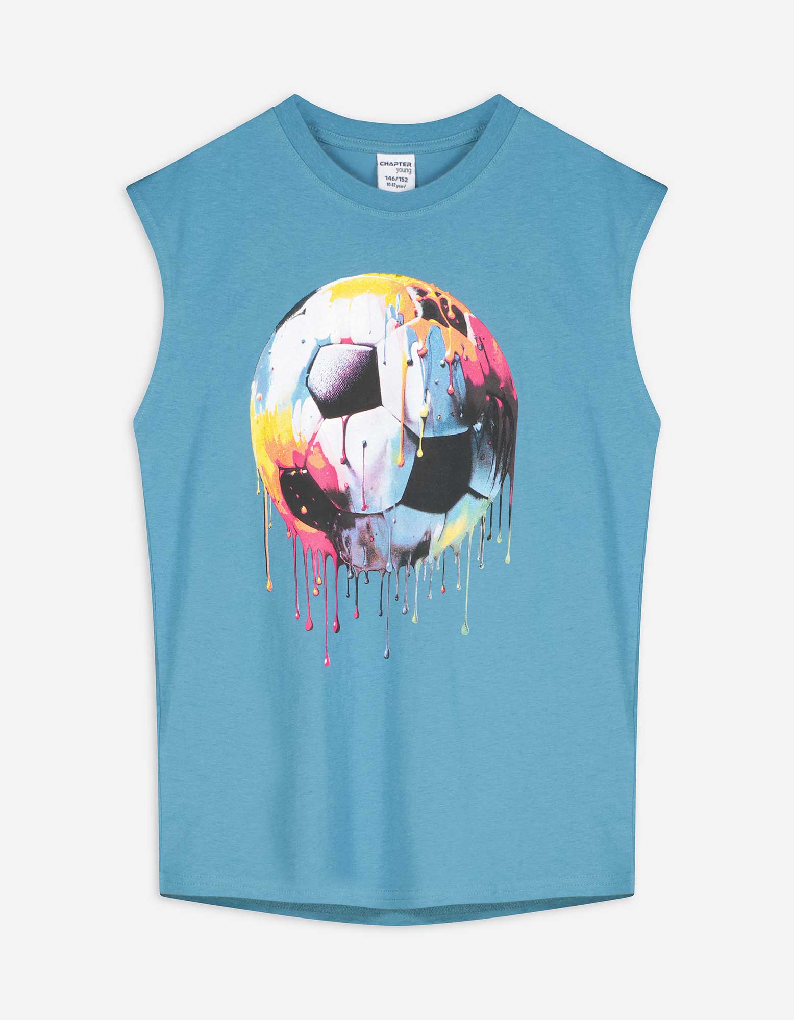 Tanktop - Frontprint - blau