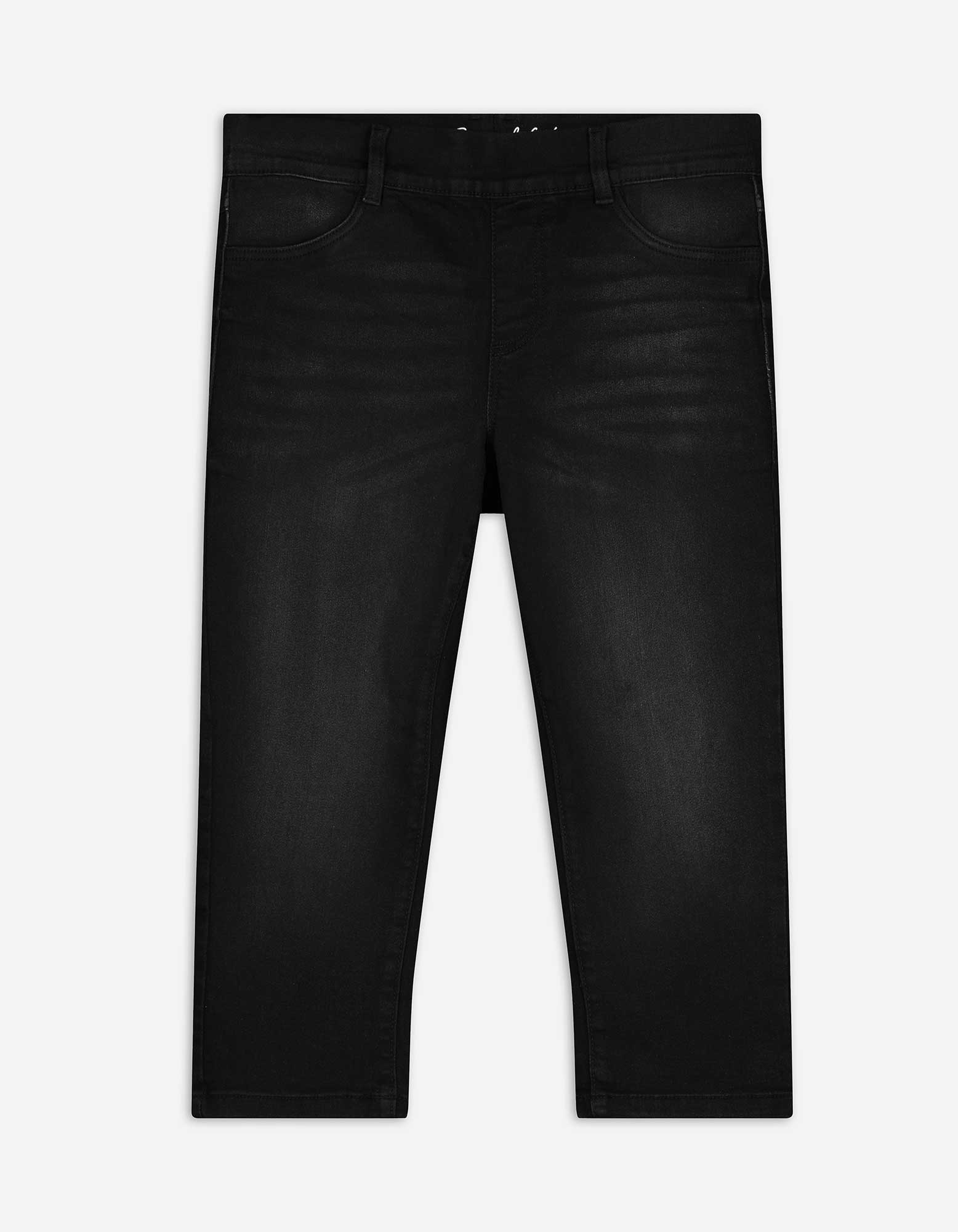 Caprihose - einfarbig - schwarz